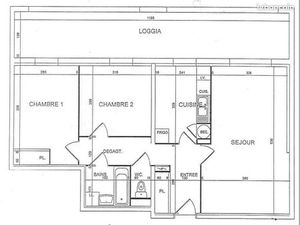 Appartement 3 pièces 65 m²