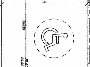 Place de Parking adaptée PMR en sous-sol  sécurisée par portail et vidéosurveillance