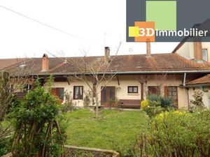 Entre Lons-le-Saunier et Louhans  À VENDRE MAISON PLAIN-PIED 118 M²  3 CHAMBRES  TERRAIN 5