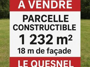 Terrain 1 232 m² Le Quesnel