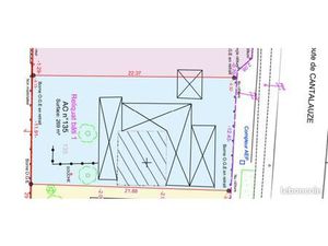 Petit batiment en mauvais etat sur parcelle de 269 m2