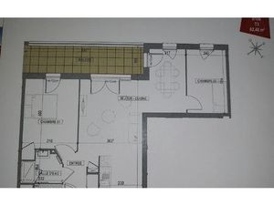 Location appartement  62.48 m² T-2 à Lagord  877 €