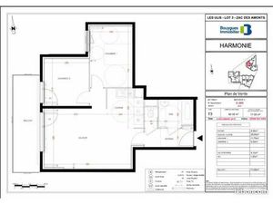 Bel appartement meublé 3 pièces – 60m2 – Résidence de 2021 – Les Ulis – Quartier des Amont