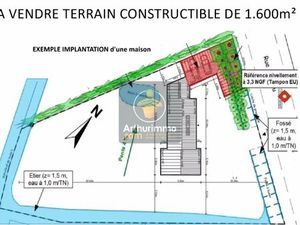 RARE  terrain constructible de 1600m² avec magnifique vue