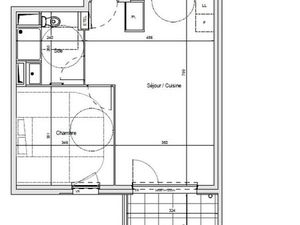 Appartement 2 pièces 47 m²