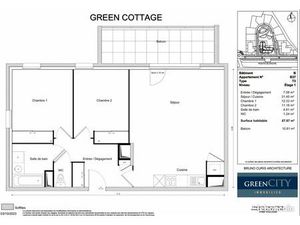 Appartement 3 pièces 68 m²