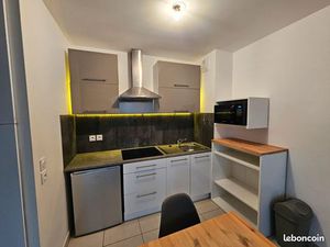 T1 meublé avec garage et balcon  lumineux  bien situé  calme