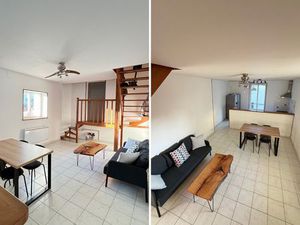 Appartement T2 meublé en Duplex situé dans le centre historique de Montrichard