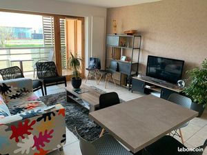 Location appartement meublé 54m2 + balcon + cellier + garage – Chauffage inclus