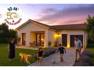 Terrain avec maison neuve à vendre