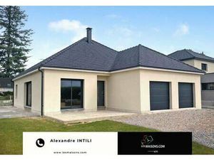 Terrain avec maison neuve à vendre