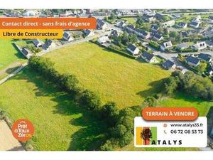 Terrain constructible viabilisé à vendre