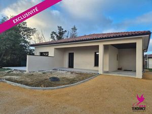 Maison neuve RE 2020 – 108 m² – Terrain 840 m² – Larra