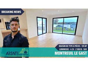 Vente Maison à Montreuil-le-Gast (35520) : à vendre / 135m² Montreuil-le-Gast