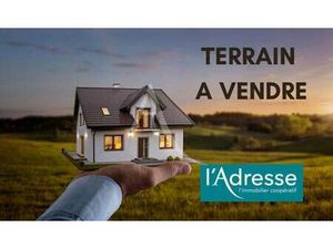 Terrain constructible viabilisé à vendre