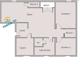 Grand appartement lumineux avec balcon § 2 chambres § Le Mortard