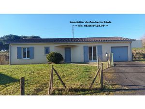 Maison plain-pied T4 de 96 M2 avec garage et jardin 895 M2