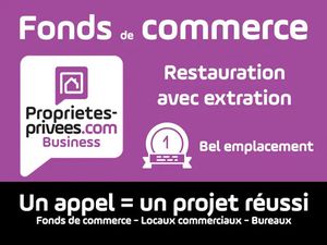 BOULOGNE BILLANCOURT - RESTAURANT RAPIDE 30 M² AVEC EXTRACTION ET TERRASSE