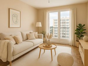 VILLEURBANNE - APPARTEMENT T4 DE 67m2 AVEC POTENTIEL A RENOVER