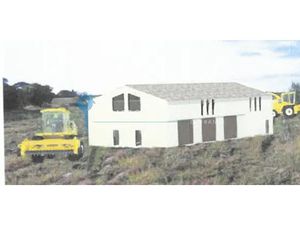 Hangar de 280 m2 sur 3000 m2 de terrain