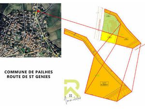 Vente terrain 320 m² Pailhès (34490)