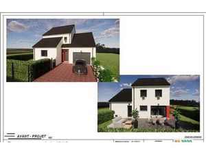 Terrain avec maison neuve à vendre