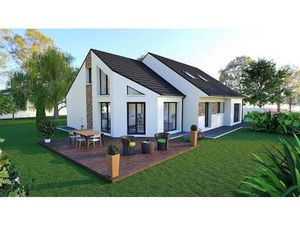 Terrain avec maison neuve à vendre