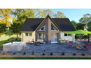 Terrain avec maison neuve à vendre