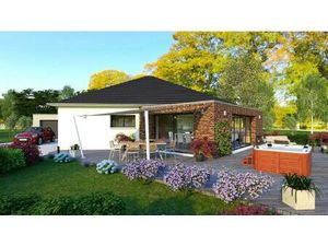 Terrain avec maison neuve à vendre