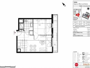 Appartement 2 pièces 41 m²