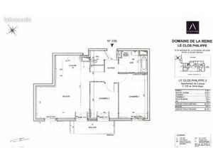 Appartement 3 pièces 60 m²