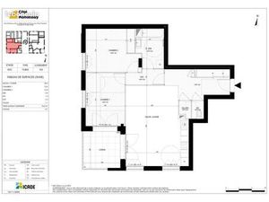 Appartement 3 pièces de 76 20 m²