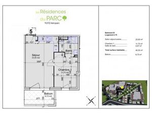 en vente Appartement 40 55 m² – 137 870 € |Yutz
