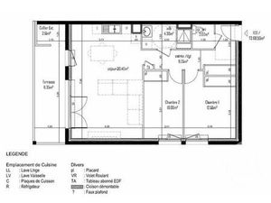 Appartement F3 à vendre - 3 pièces - 68 50 m2 - Anthy Sur Leman - 74 - RHONE-ALPES