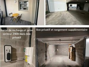Garage box avec borne de recharge