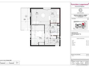 Appartement 2 pièces 46 m²