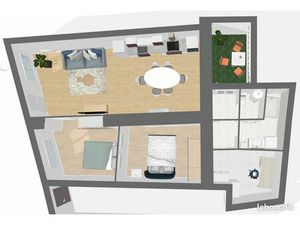 Appartement rez-de-chaussée refait à neuf