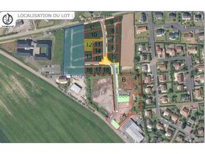 Terrain constructible viabilisé à vendre
