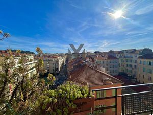 CARRE D'OR T2 DERNIER ETAGE AVEC TERRASSE CIRCULAIRE