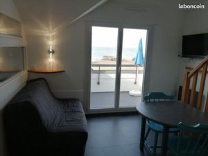 Appartement meublé T2 bis pleine vue mer en location estivale à Saint Nazaire quartier Sai