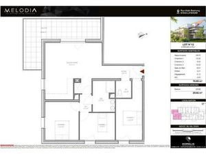 Vente appartement 4 pièces 79 m² Lipsheim (67640)
