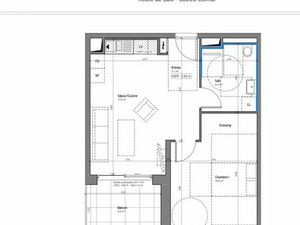 Appartement 2 pièces 46 m²