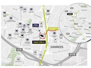 Appartement F2 centre Sannois-Gare 4 -6 Gabriel Péri