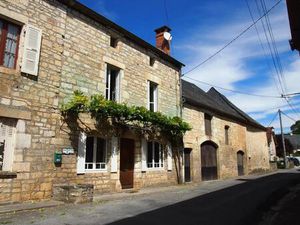 Charmante maison de village en pierre de 4 chambres avec vue sur la campagne et grande gra