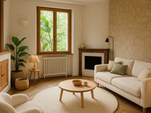 Maison de ville (XIXe) avec Studio Indépendant et piscine au centre ville de Chars (95)