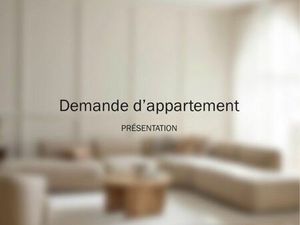 Recherche appartement T2 - Île de France