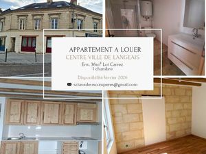 Location appartement ~36m² à Langeais - St Martin