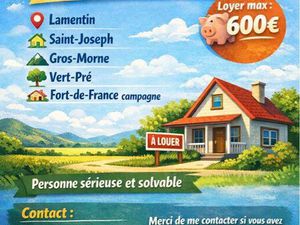 Recherche urgente F2 non meublé – 600 max