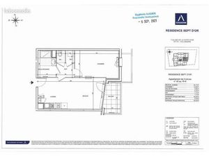 Appartement 2 pièces 45 m²