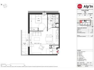 Appartement 2 pièces 52 m²